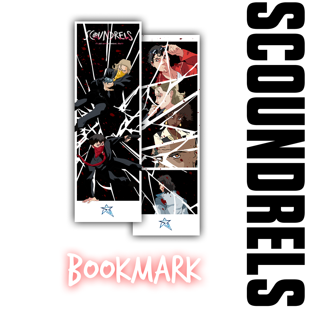 SCOUNDRELS Bookmark — official SCOUNDRELS merchandise